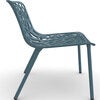 Forest lounge armchair Blue Teal