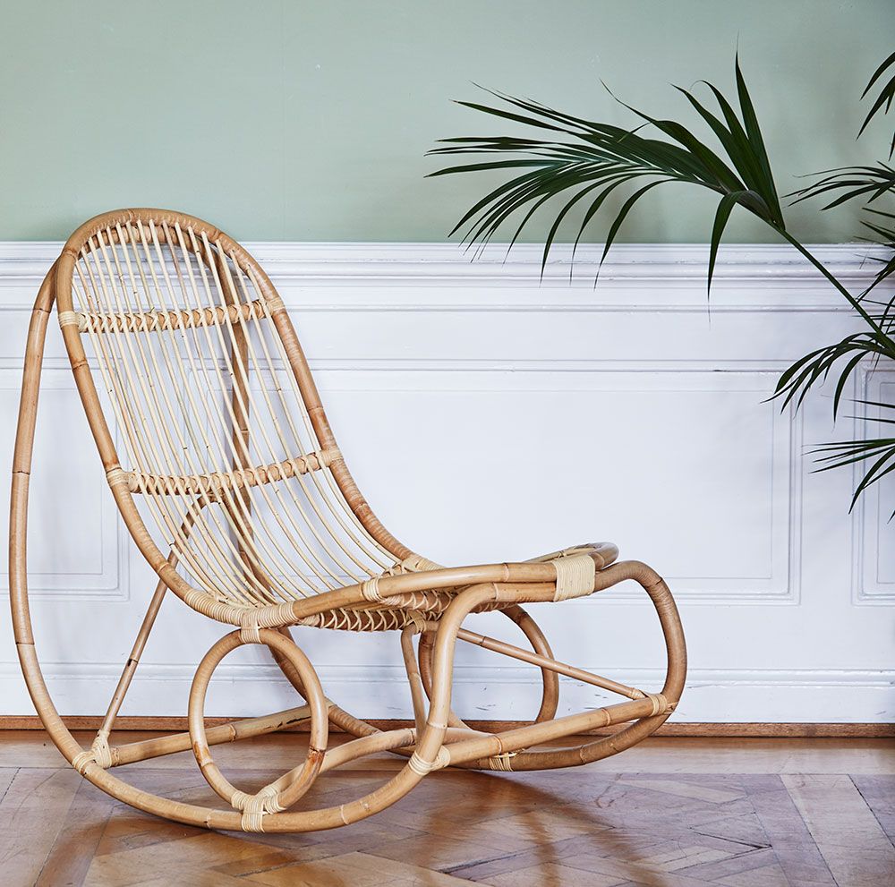 Nanny rocking chair rattan 