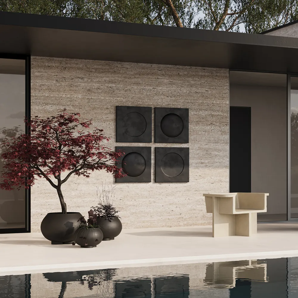 Urchin pot Medio - Coffee