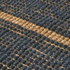 Athens Handwoven Jute Rug  80x200 cm- Natural/Ink Blu