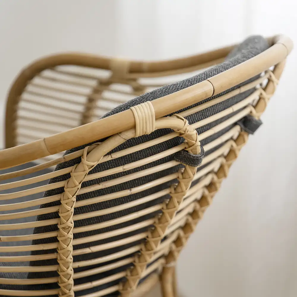 Swing armchair rattan