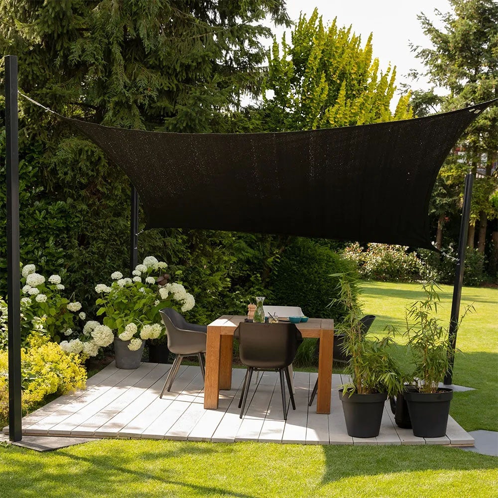 Coolfit solar sail rectangular 300x400cm grey