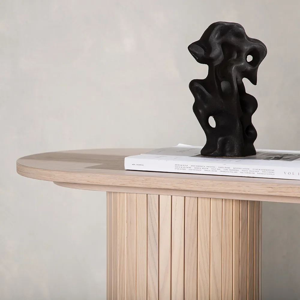 Bianca Console Table White Plastered