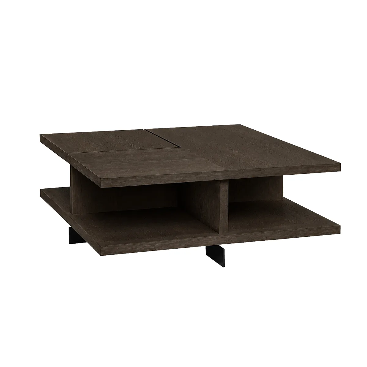 Square Coffee Table Quinn US brown