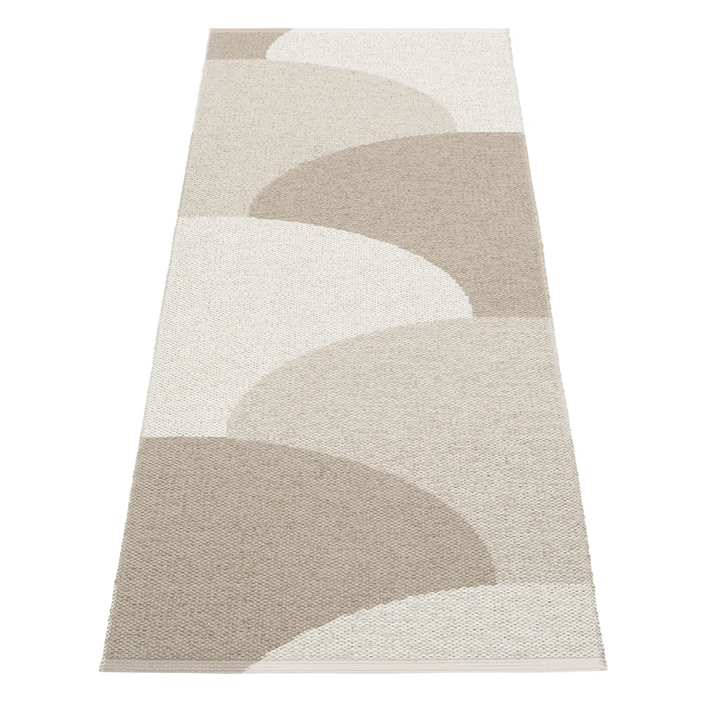 Hill carpet Dark Linen/Linen/Fossil Grey 70 x 180cm