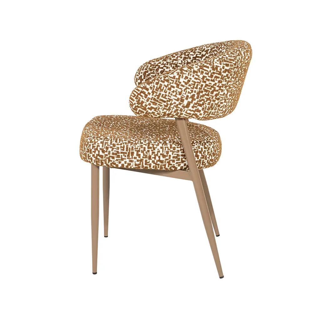 Dining Chair Miso Brown with armrest