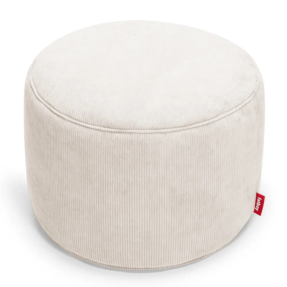 Recycled point Pouf cord cream