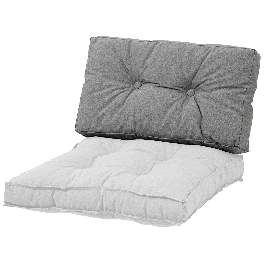 Jane Back Cushion W68-73 H38 cm Concrete grey