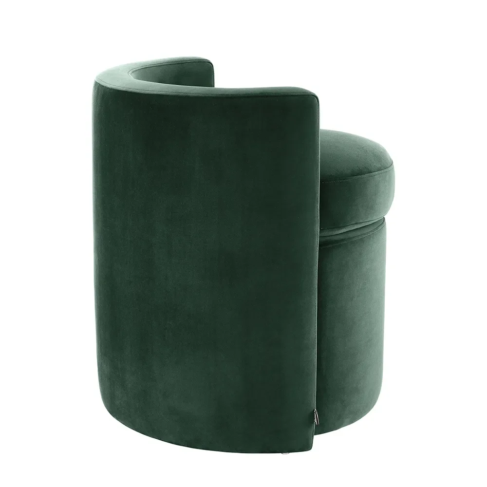 High armchair Arcadia Roche dark green
