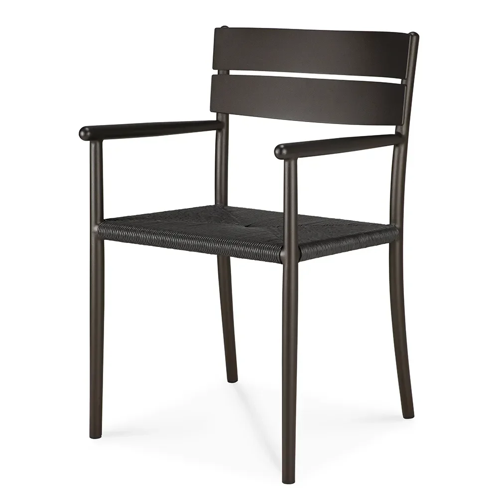 Elin armchair dark bronze