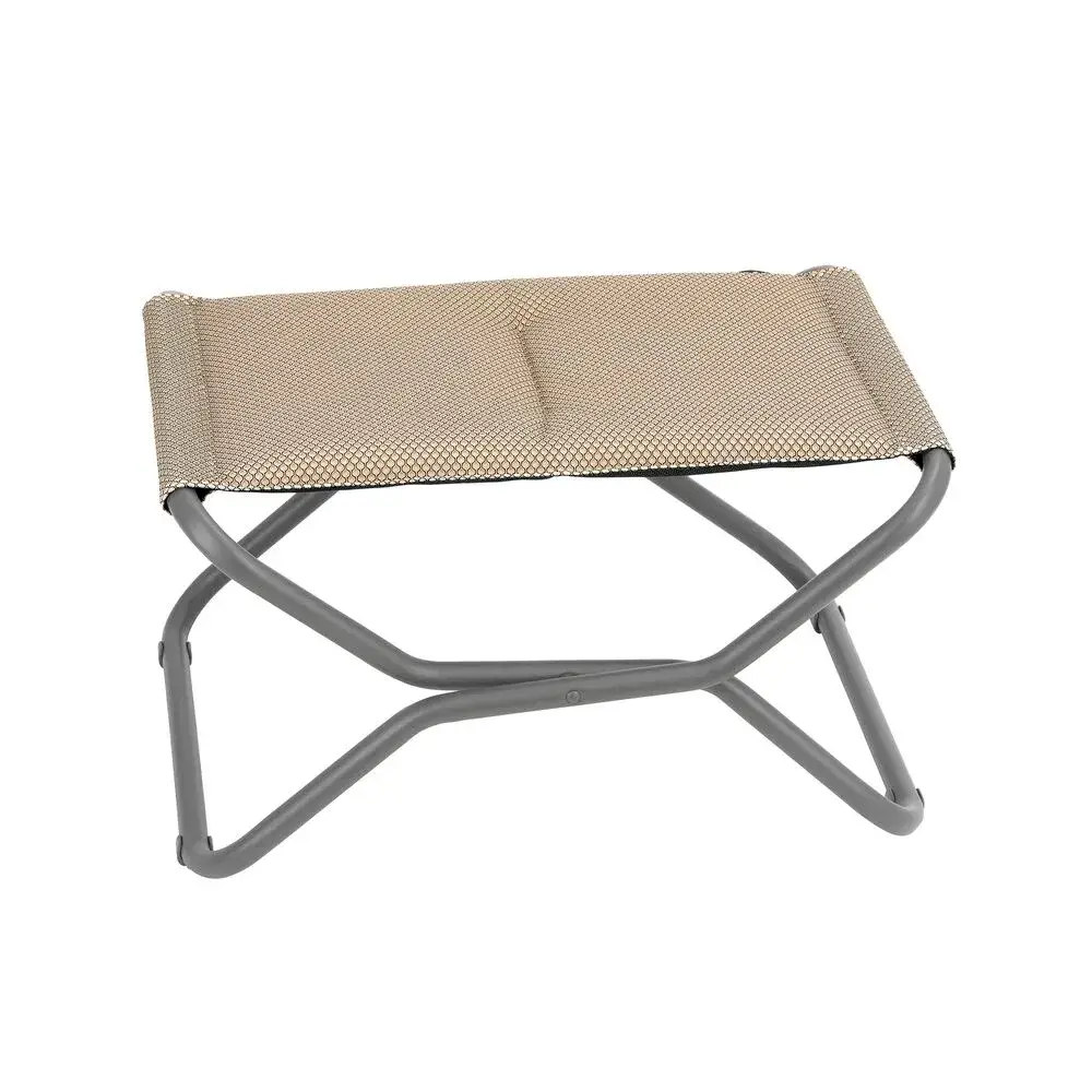 NEXT Js Footstool Bec Toile Porteuse/Tube Acier moka