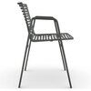 Zebra armchair Metallic Grey