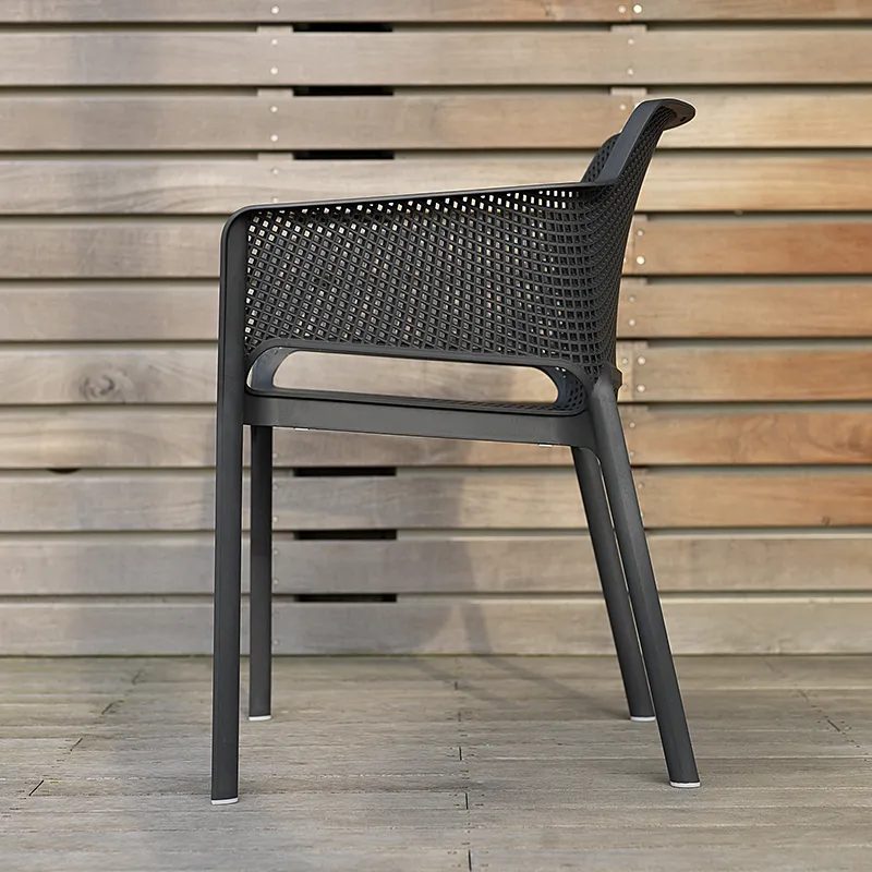 Net armchair Anthracite