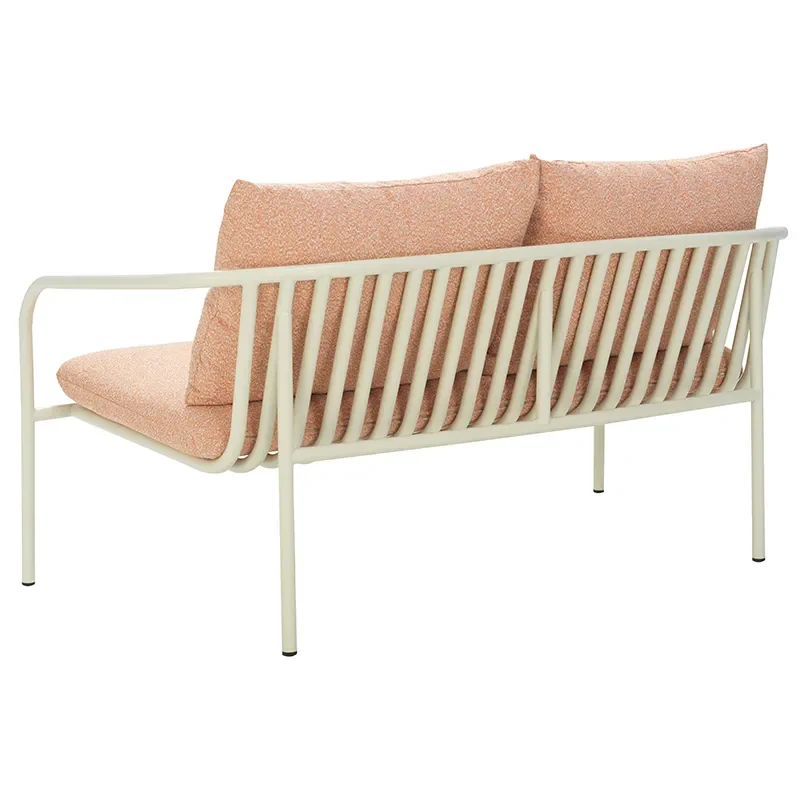 Bendt sofa Pearl White / Teddy Orange