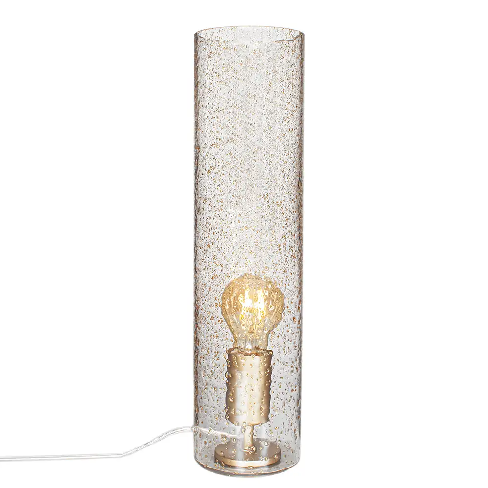 Golden table lamp 40cm