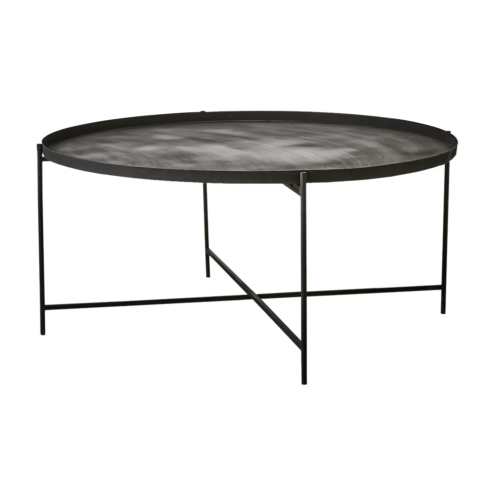  THOMAS table black Ø102 cm