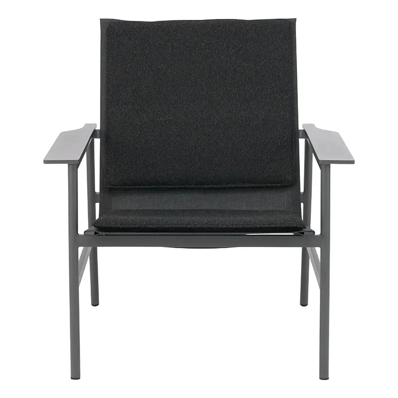 Soro armchair Antracit/Teddy Black