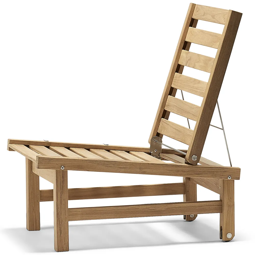 Armchair buildable teak