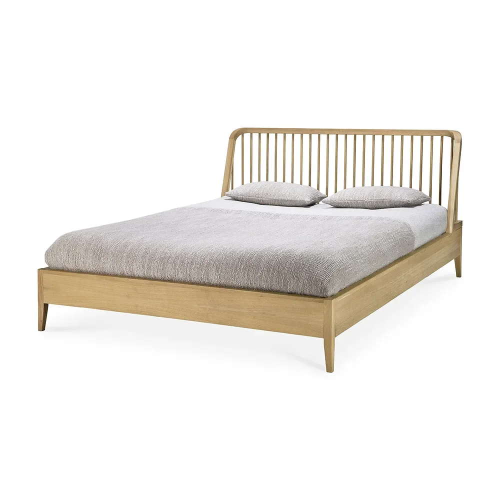 Spindle Bed frame 160x200 Oak