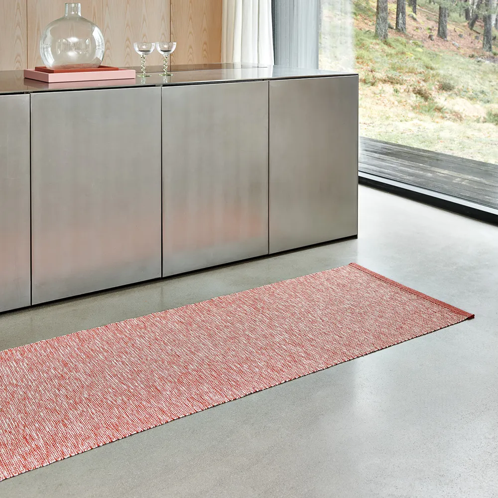 Sam carpet 70 x 150 cm Brick/Pale Rose