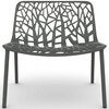 Forest lounge chair Metallic Grey