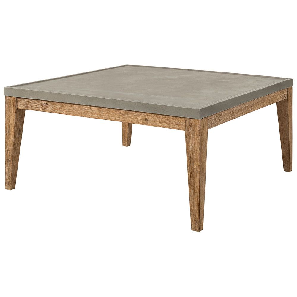 Coffee table Dacota 90X90 Cm Acacia / Concrete