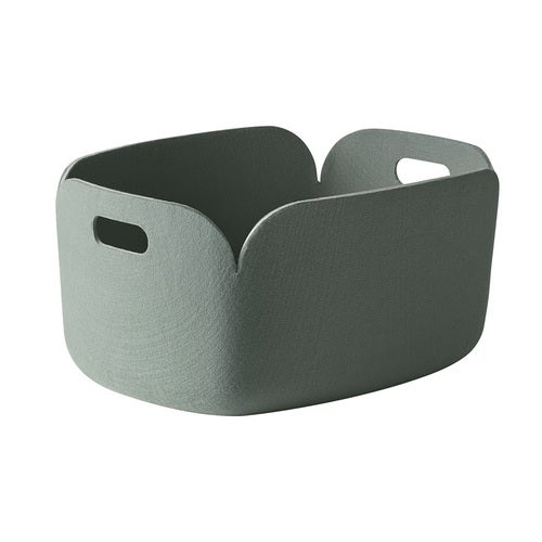 Restore Basket Storage Box 48 x 35 cm - Dusty Green 