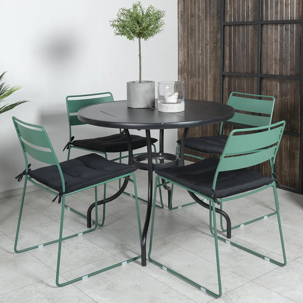 Lina Dining Chair Green 2-pack