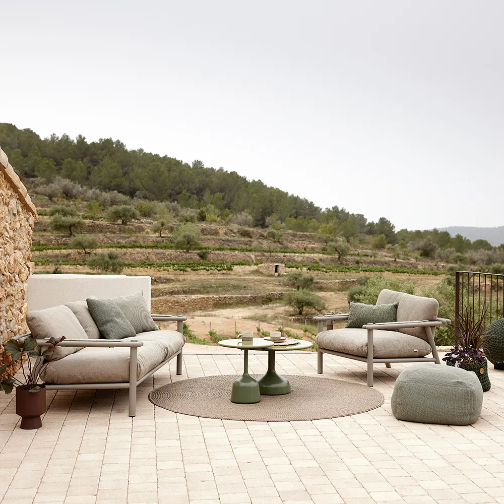 Sticks 2 seater sofa Taupe