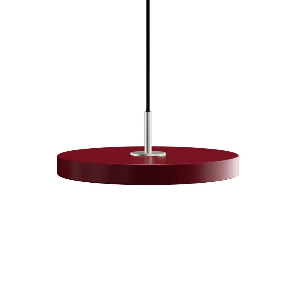 Asteria Plus Lamp Mini Ø31 cm  Ruby Red/Steel