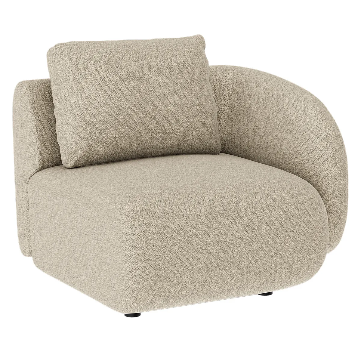 Dixon 1-seat section right Rhyme beige