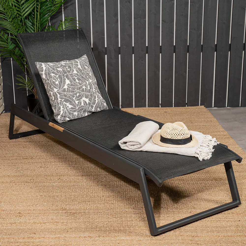 Mexico Sunbed Black 2-pack