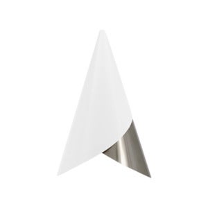 Cornet Lampshade White/Steel