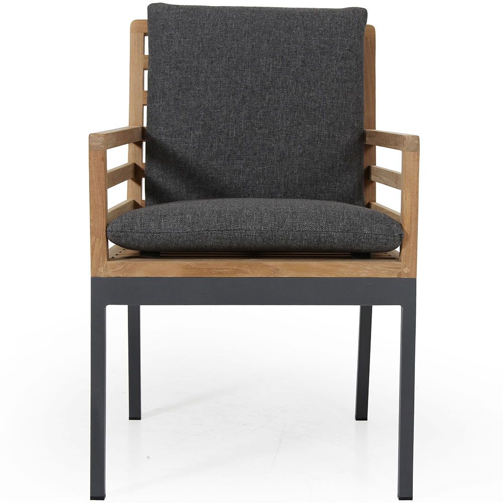 Zalongo dining chair grey / teak