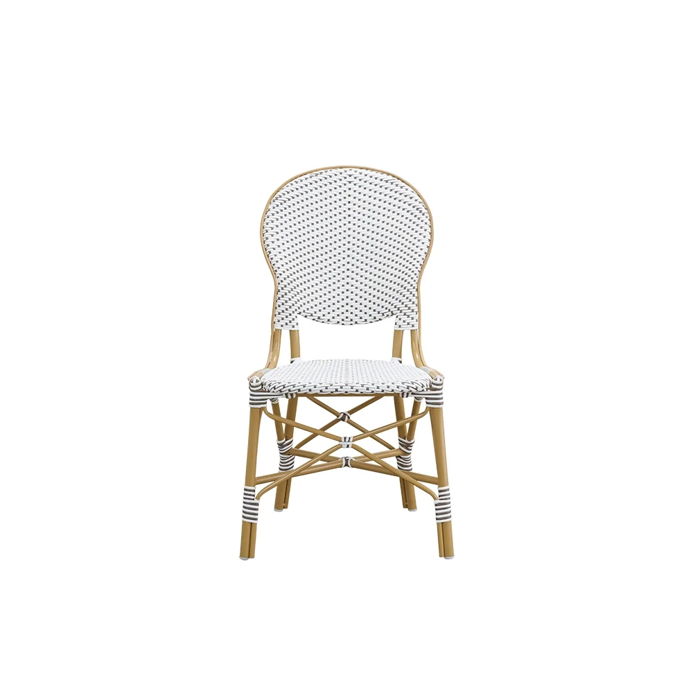  Isabell chair white w/cappucino dot