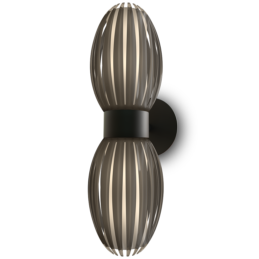 Tentacle Wall Light Duo Black/Smoke G9
