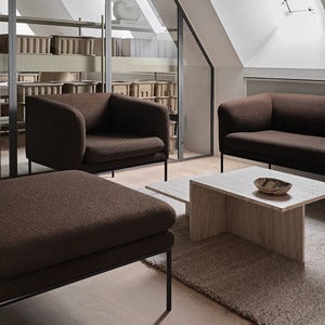 Sofa 2-Seater Turn Hallingdal Dark Brown