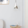Cornet Lampshade White/Steel