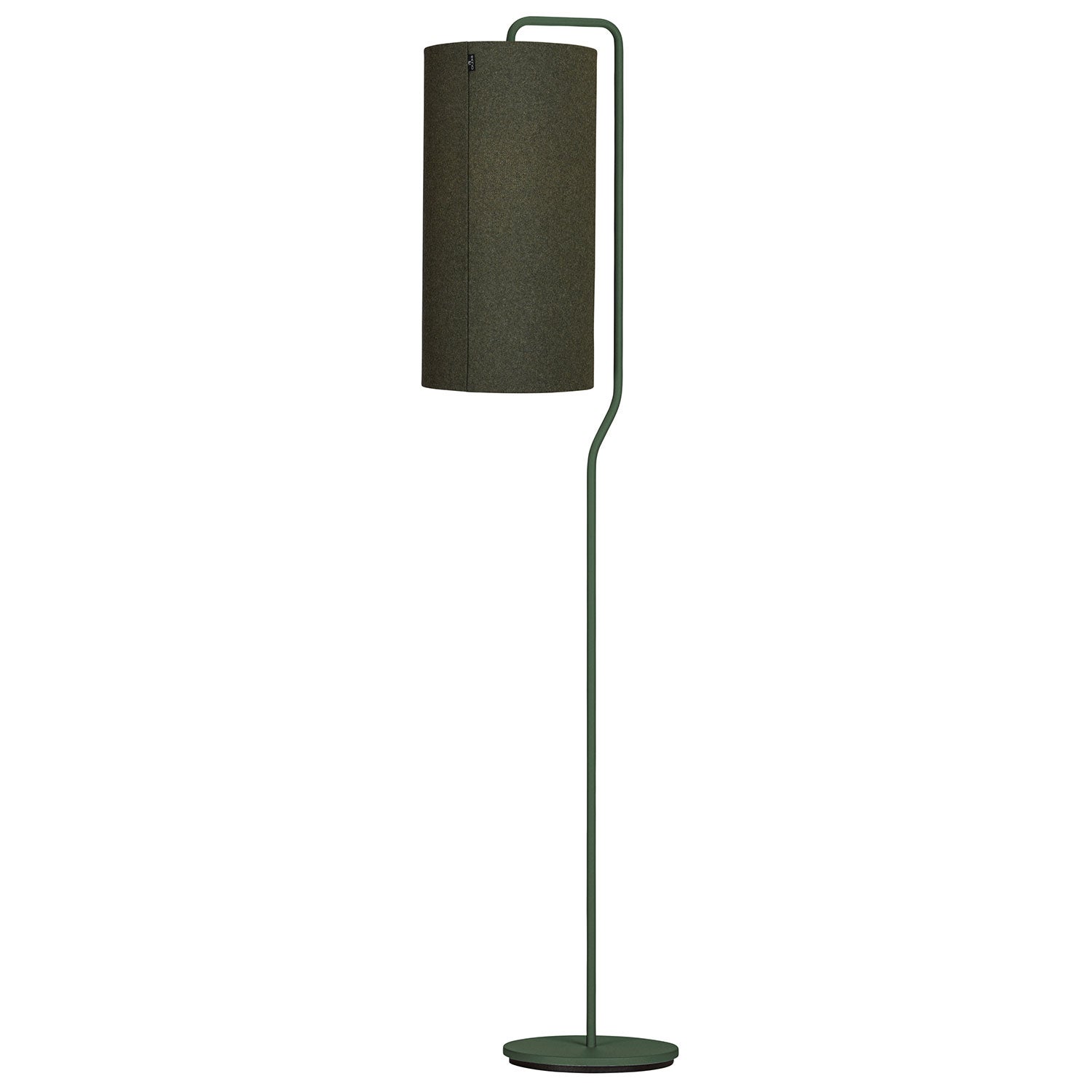 Pensile Floor Lamp Bottle Green Excluding Textile Shade
