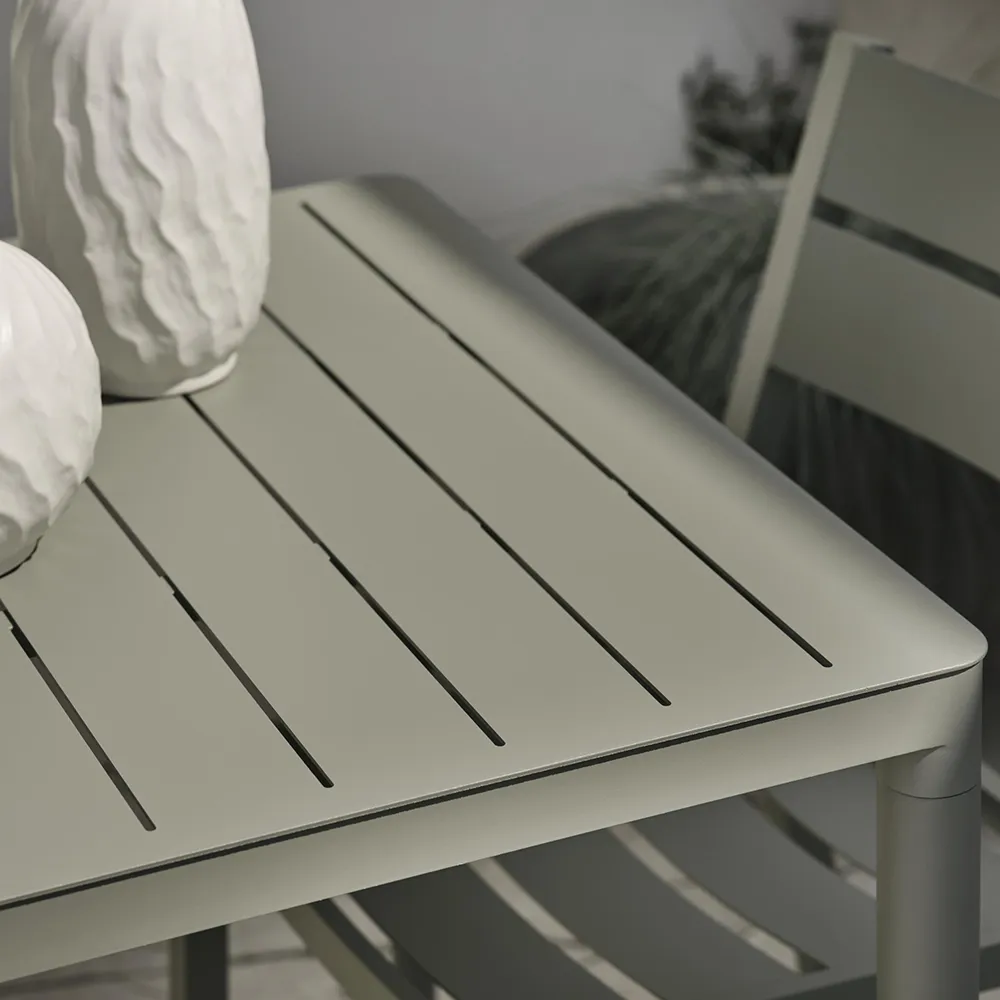 Bigby Dining table 195x90 cm dusty green