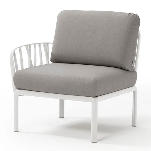 Komodo End Unit White - Grigio