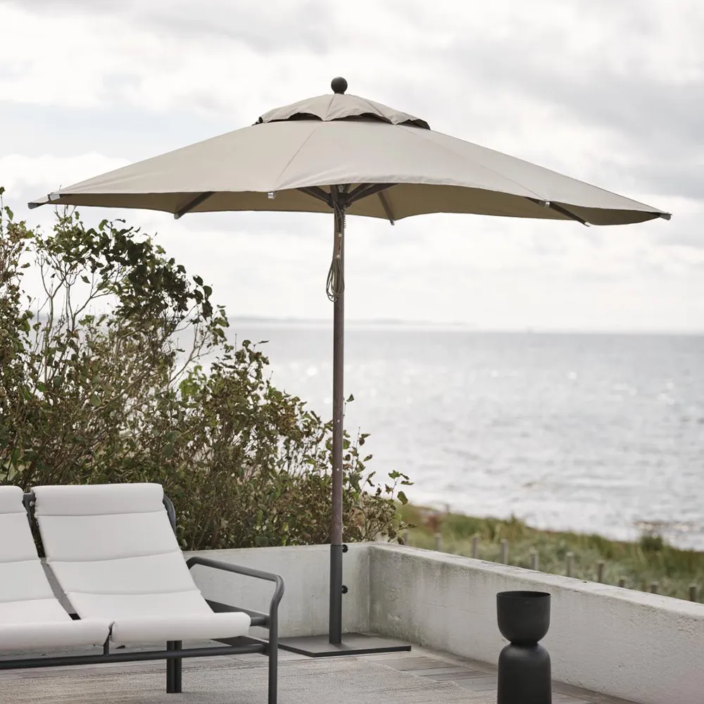 Paliano Parasol Ø350cm brown/taupe