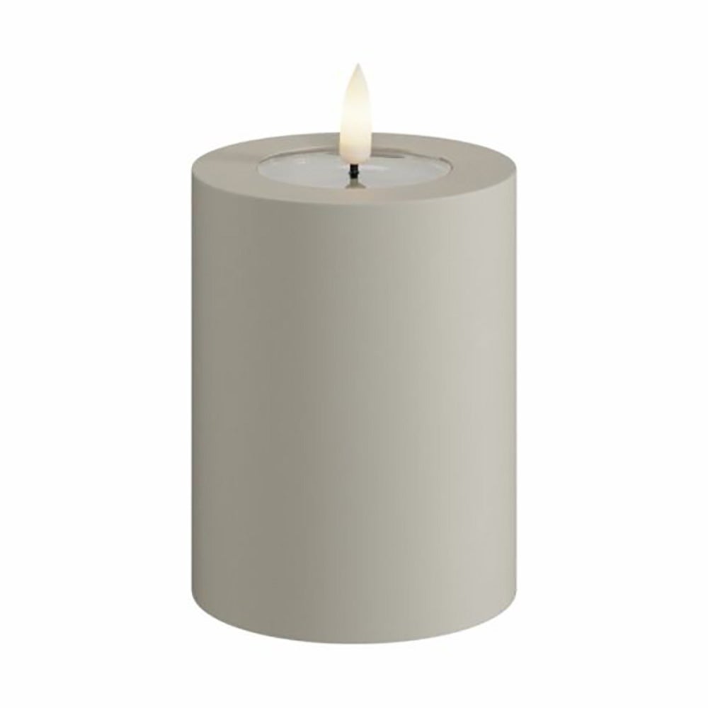  LED outdoor block light 7.5x 10 cm sand