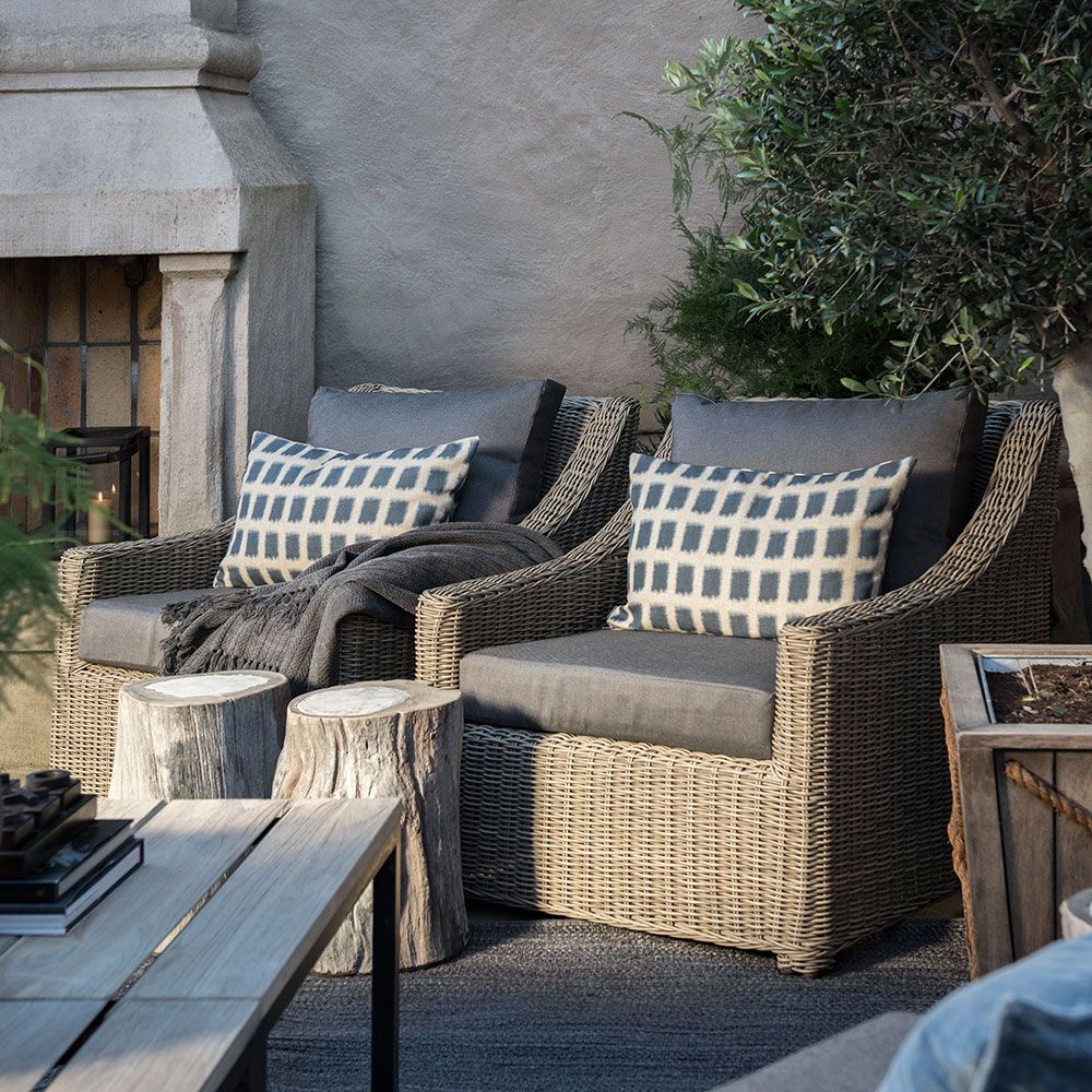 Layton rattan armchair