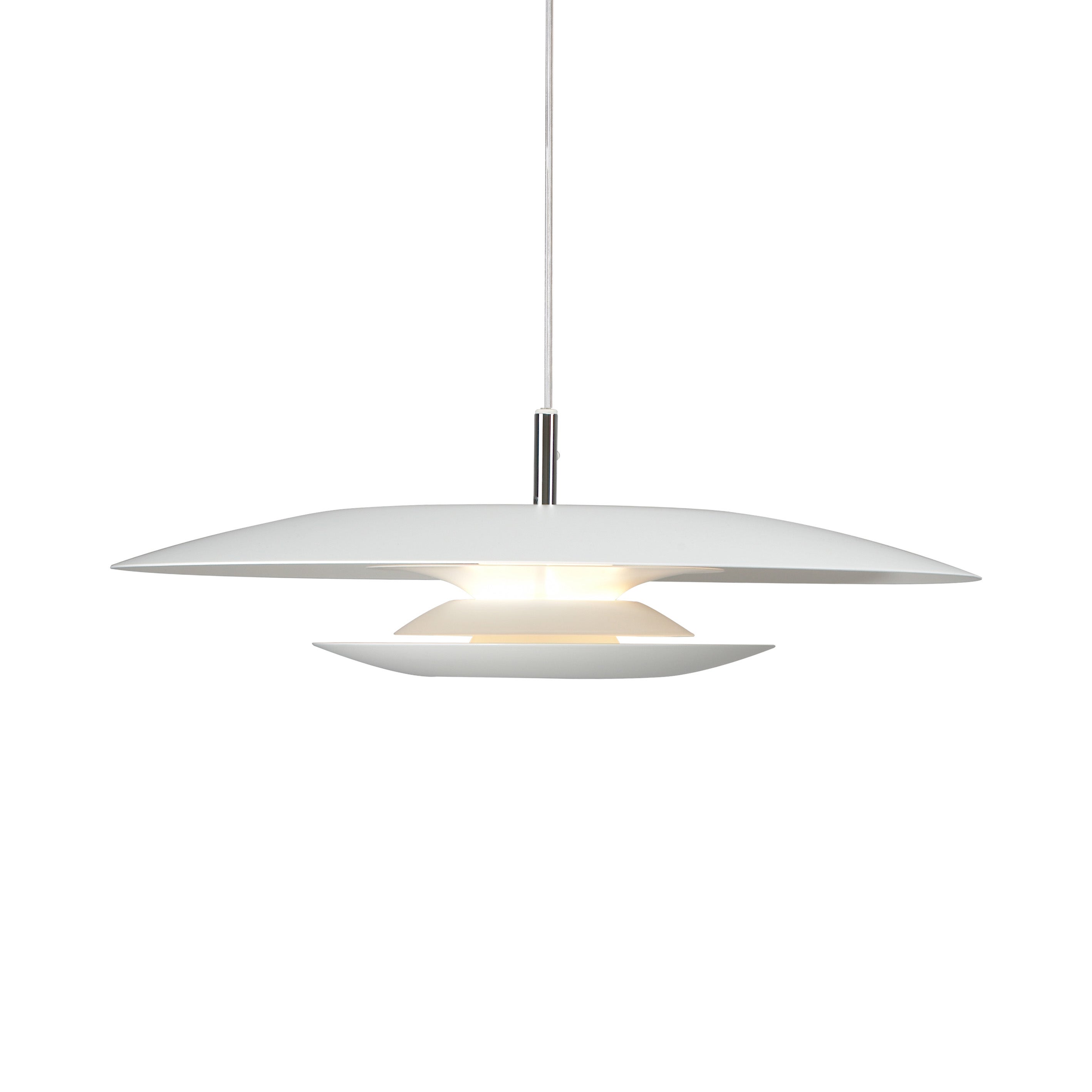 Eclipse Pendant D480 Matt White G9 Incl Light Source