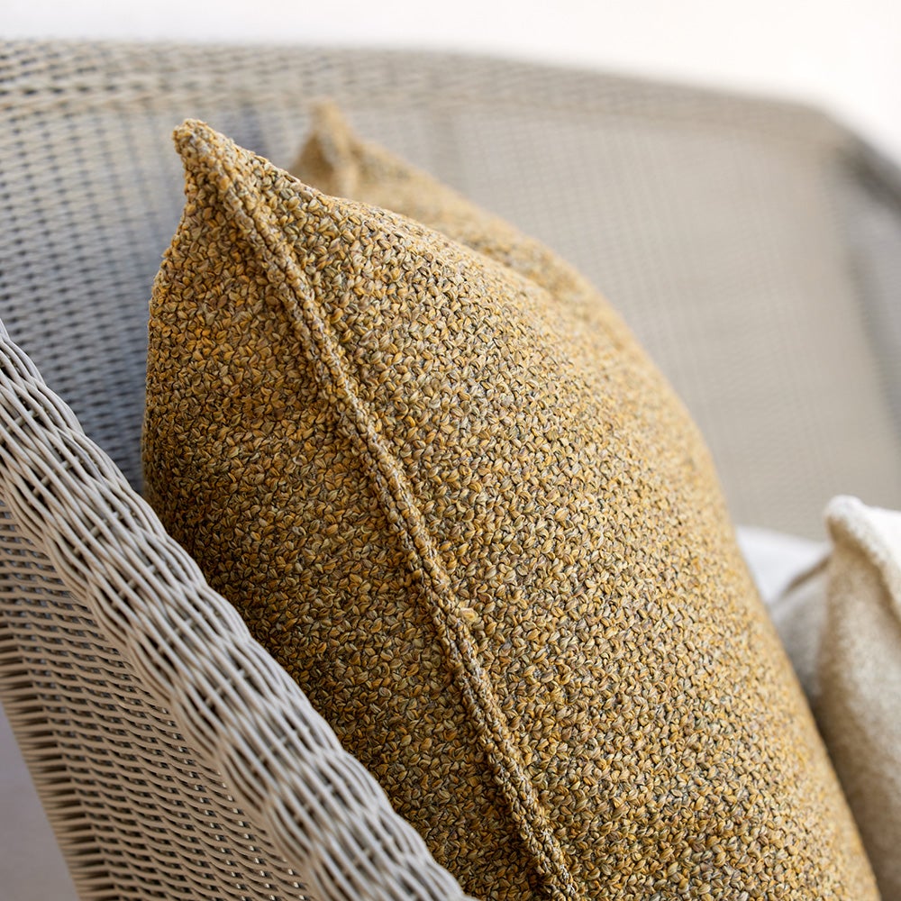 Rise decorative cushion 50x50-Turmeric yellow Rise