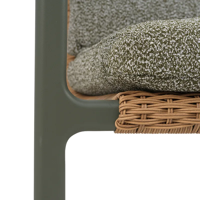 Motty armchair     Nordic green / Teddy Verde