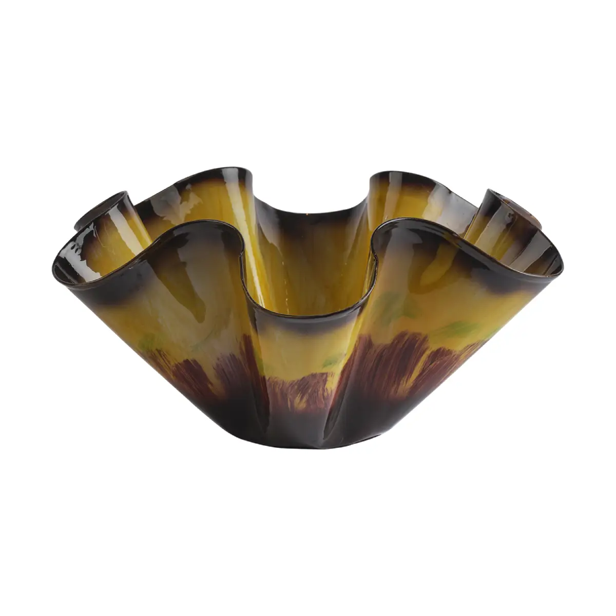 IGGY Decoration bowl Yellow Ø41xH18.5 cm