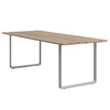 70/70 Dining table 225x90 cm Sapele Mahogany/Grey