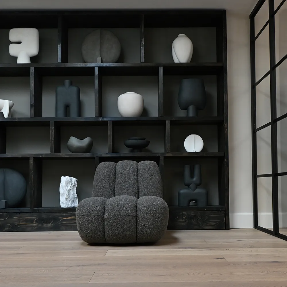 Toe Armchair - Deep Taupe